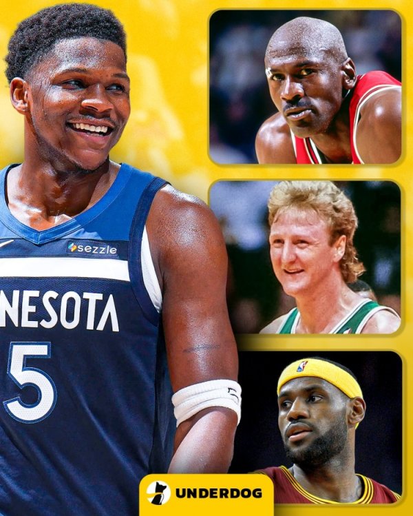 都是大神！爱德华兹生涯前五年全能数据比肩乔詹 总共仅四人做到